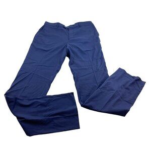 Stacy Adams Men's Navy Dress Pants Slacks Thin Sz 42 Unhemmed NWT
